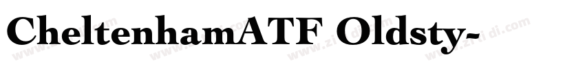 CheltenhamATF Oldsty字体转换